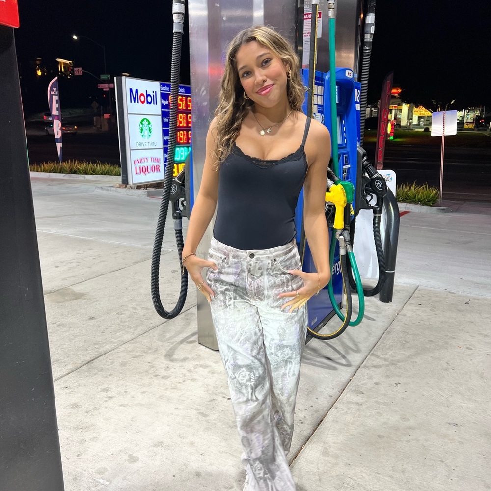 money styled pants